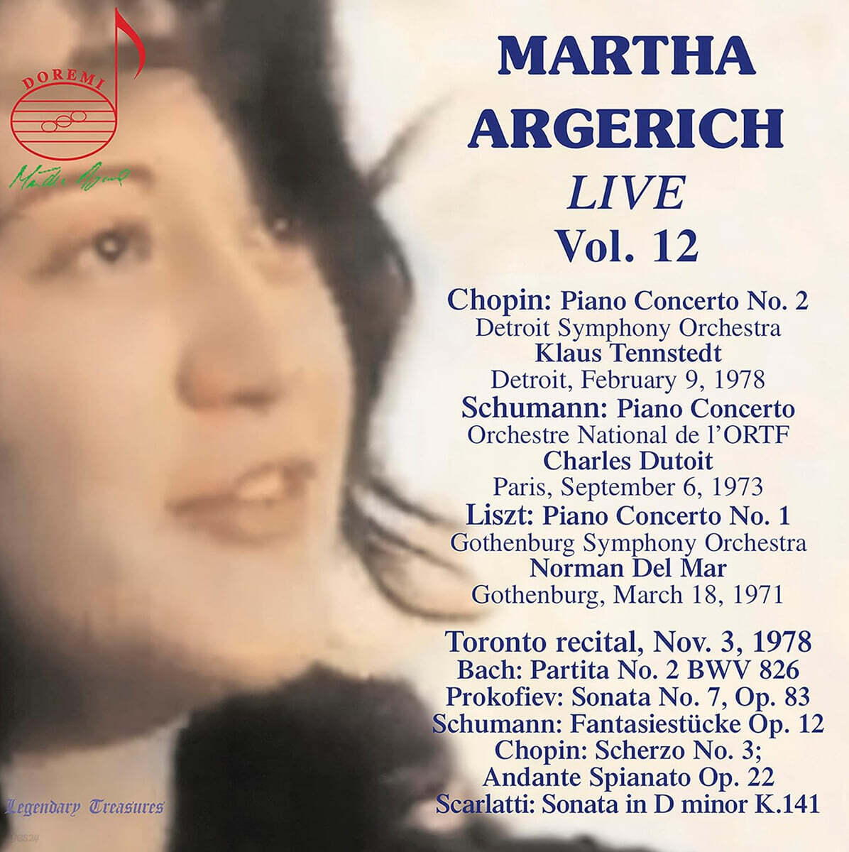 Martha Argerich 마르타 아르헤리치 라이브 녹음 12집 (Live Performances and Broadcasts Vol. 12)