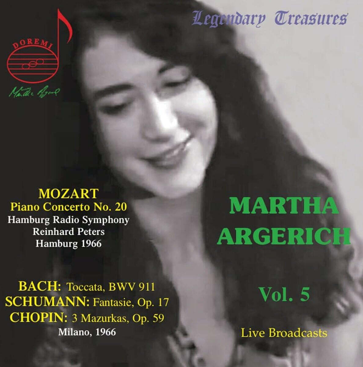 Martha Argerich 마르타 아르헤리치 라이브 녹음 5집 (Live Performances and Broadcasts Vol. 5)