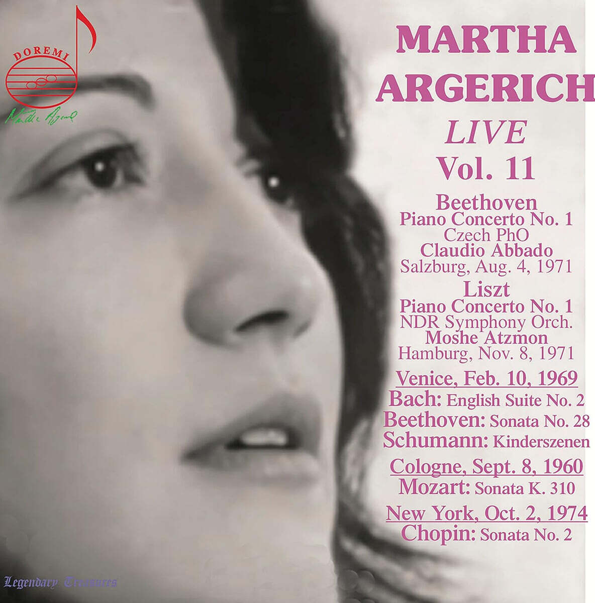 Martha Argerich 마르타 아르헤리치 라이브 녹음 11집 (Live Performances and Broadcasts Vol. 11)
