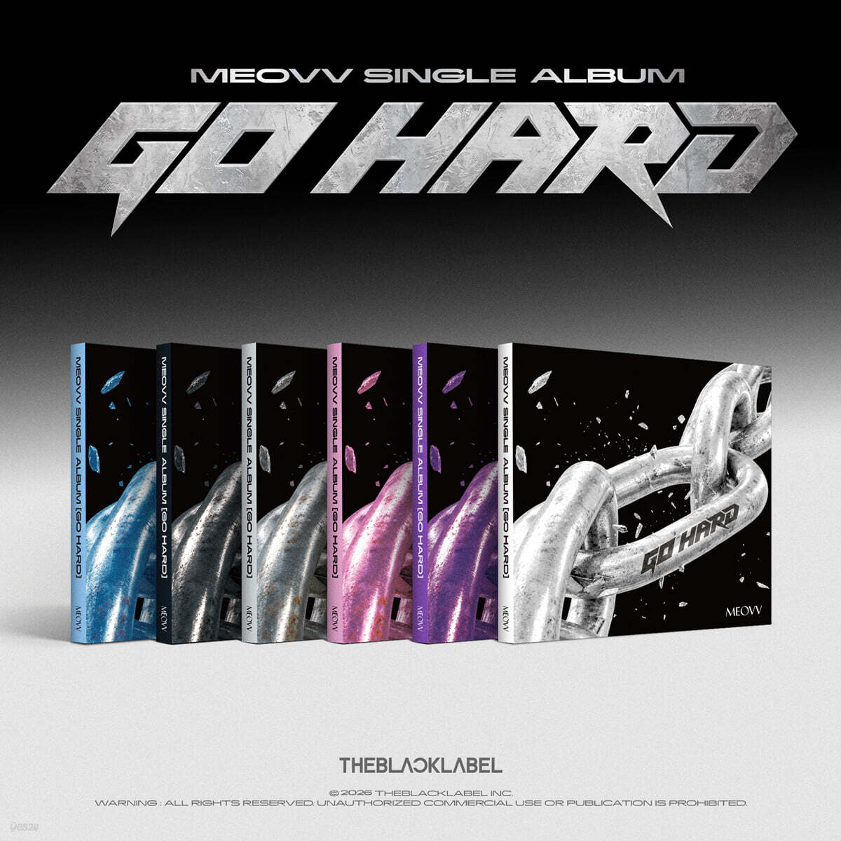MEOVV (미야오) - Single Album [GO HARD][6종 중 1종 랜덤발송]