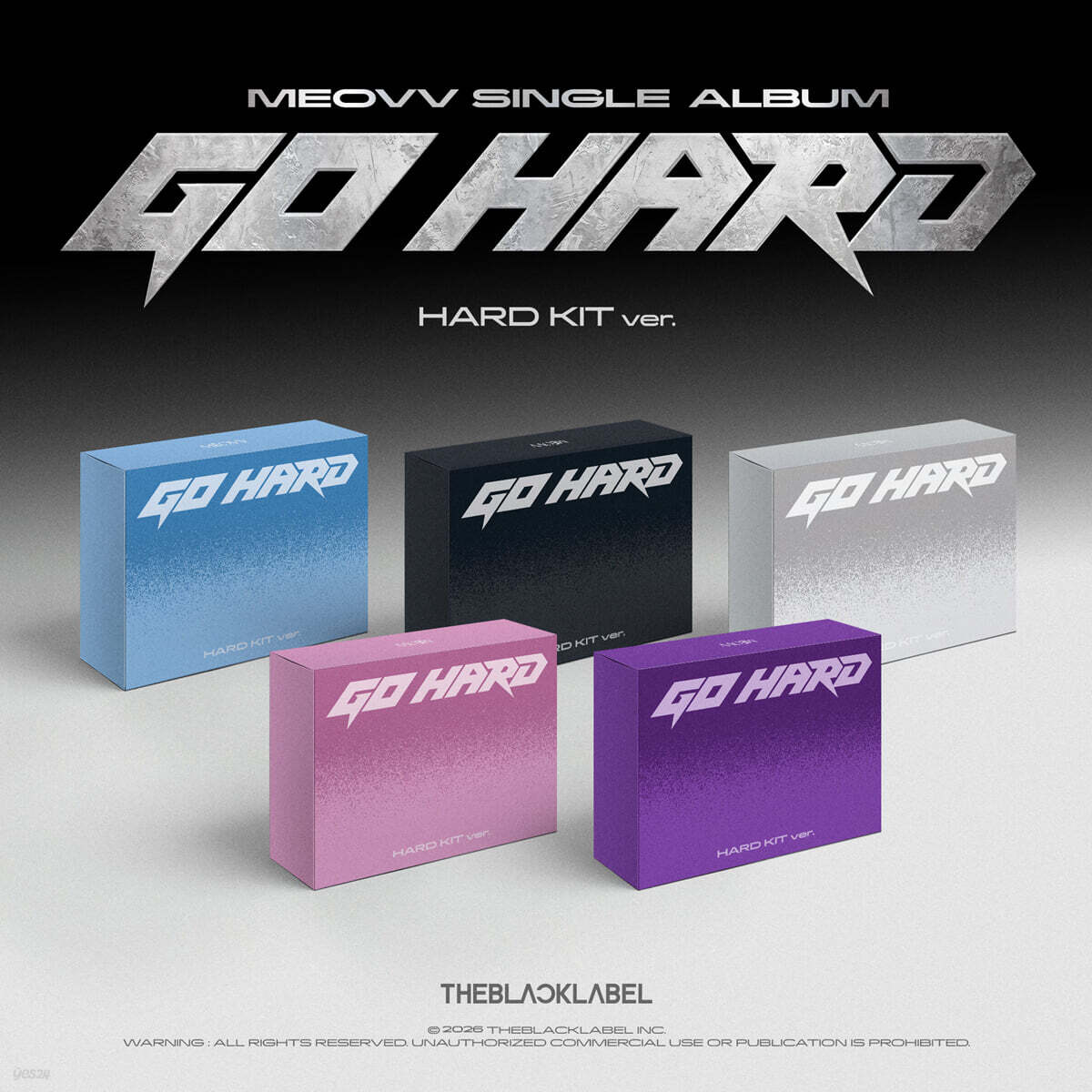 MEOVV (미야오) - Single Album [GO HARD][HARD KIT ver.][5종 SET]