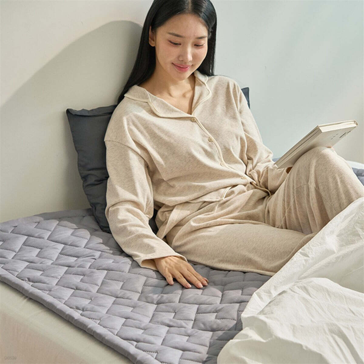 [한일의료기] 27년형 전자파없는 한일의료기 카본 탄소매트_실버그레이(싱글/더블)