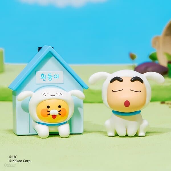짱구는 못말려X카카오프렌즈 차량용 방향제&amp;피규어 세트_춘식이
