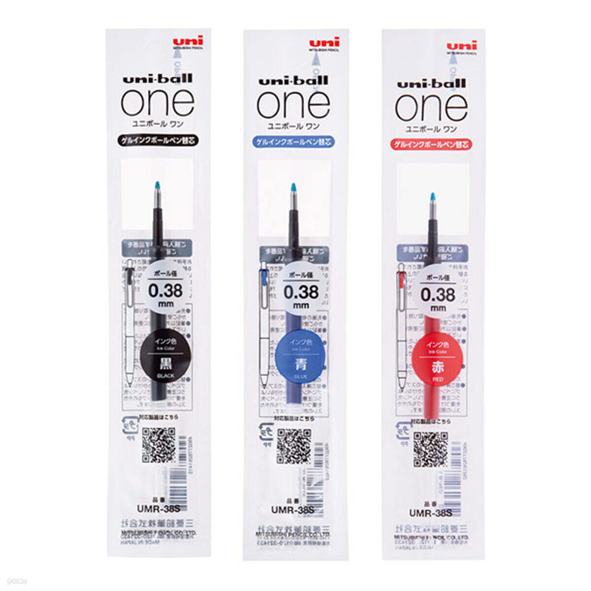유니 유니볼원 리필 0.38/0.5mm (UMR-38S/UMR-05S)