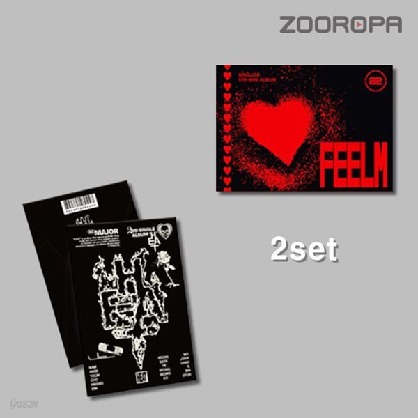 [미개봉/2종세트] 82MAJOR 82메이저 HEAT Like Fire FEELM 2집 5집 포카 앨범