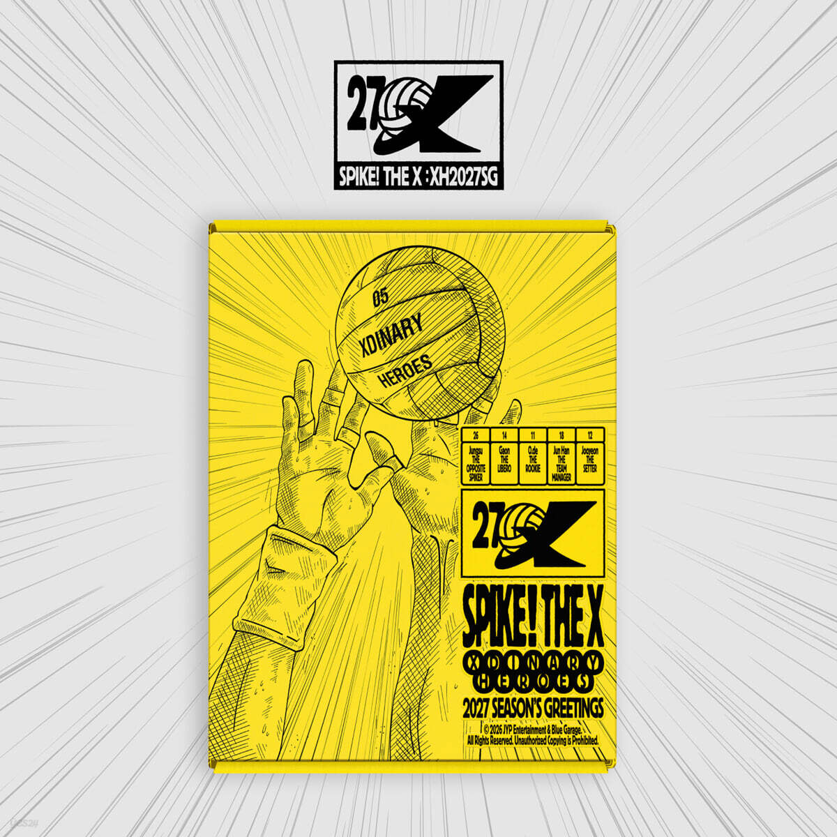 엑스디너리히어로즈 (Xdinary Heroes) 2027 Season's Greetings [SPIKE! THE X]