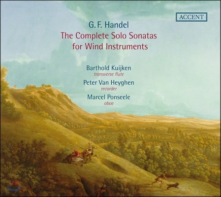 Barthold Kuijken / Marcel Ponseele :  ҳŸ  (Handel: The Complete Solo Sonatas for Wind Instruments)