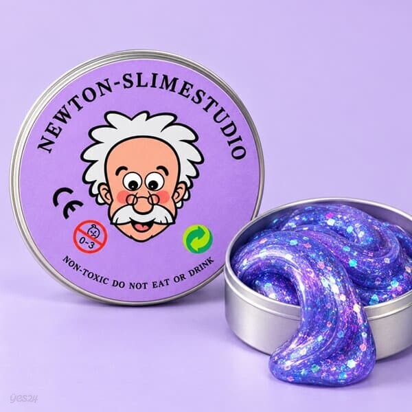 NEWTON-SLIMESTUDIO 박사 퍼티 정품 공식 [10color 뉴턴 닥터 슬라임 슬랑이 말랑이 투명 할아버지 유리 오로라 얼음 클리어]