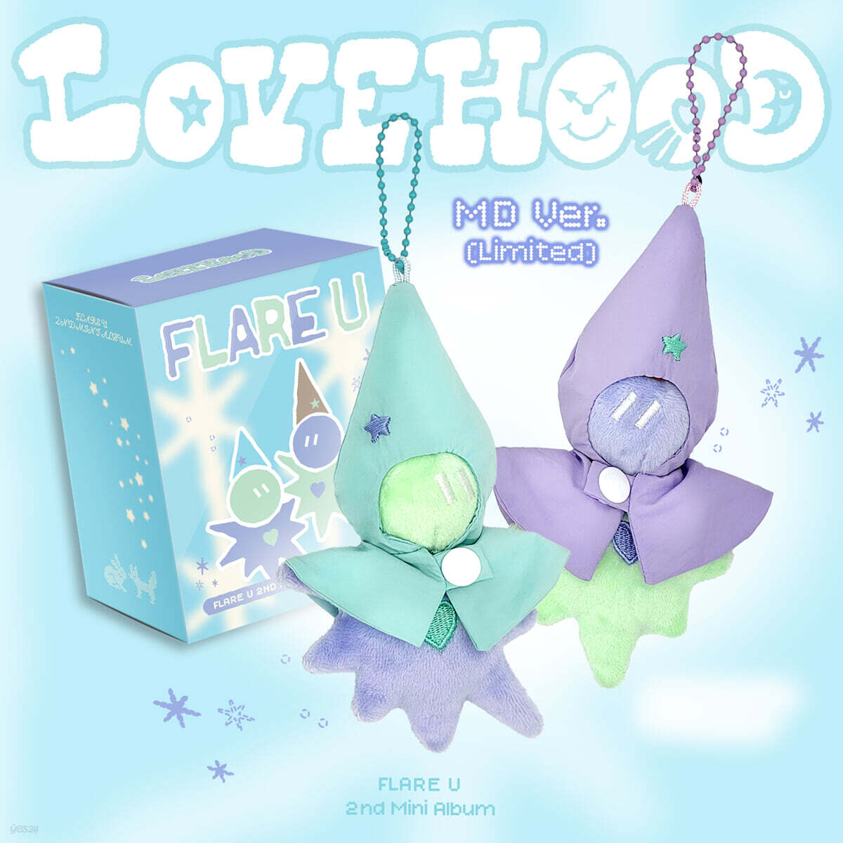 FLARE U (플레어 유) - 미니앨범 2집 : LOVEHOOD [MD Ver.][LIMITED EDITION]