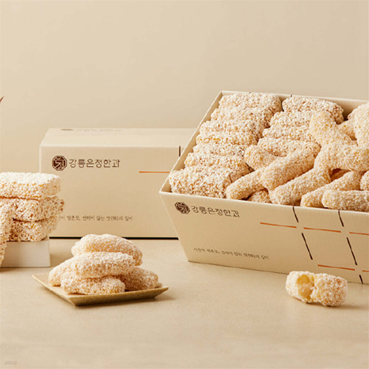 [솔향강릉] 수제 강릉 한과 1kg(찹쌀500g+강정500g)
