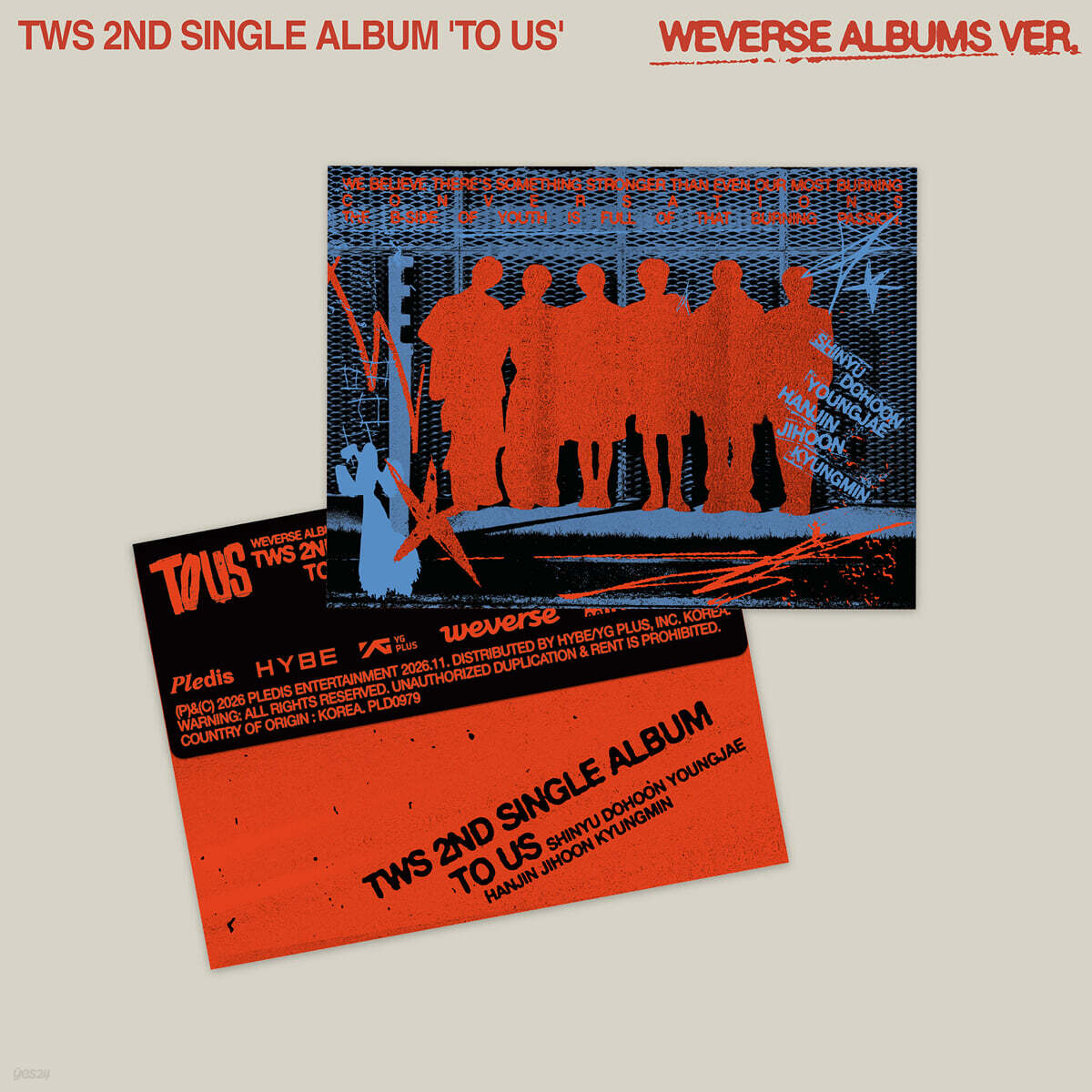 TWS (투어스) - 2nd Single Album 'TO US' [Weverse Albums ver.]