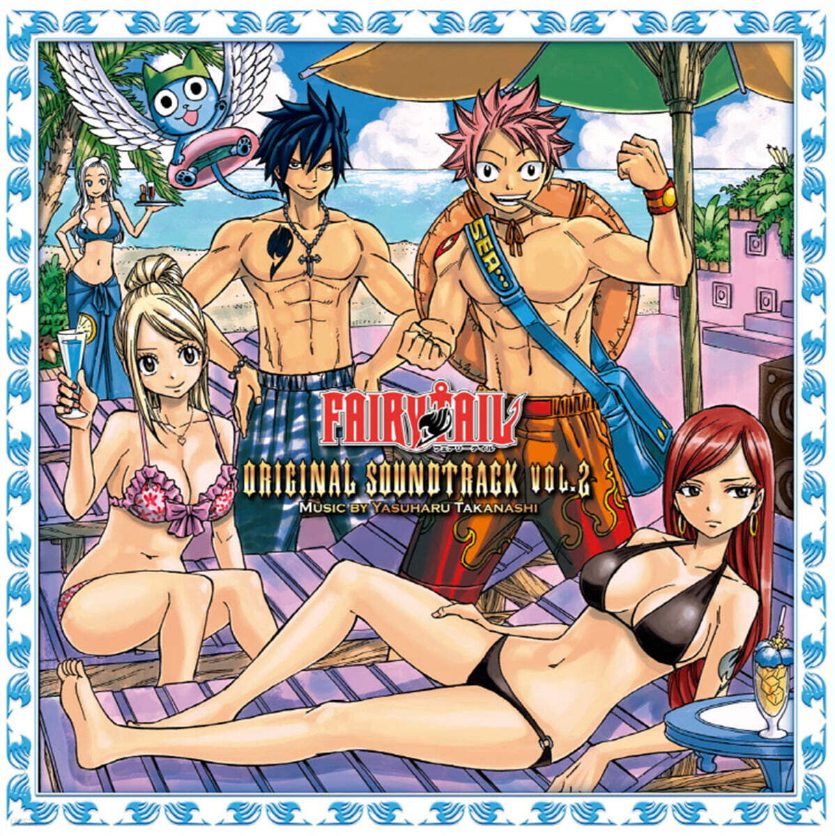 페어리 테일 오리지널 사운드트랙 2집 (TV Anime "FAIRY TAIL" Original Soundtrack Vol.2) [클리어 스카이 컬러 2LP]