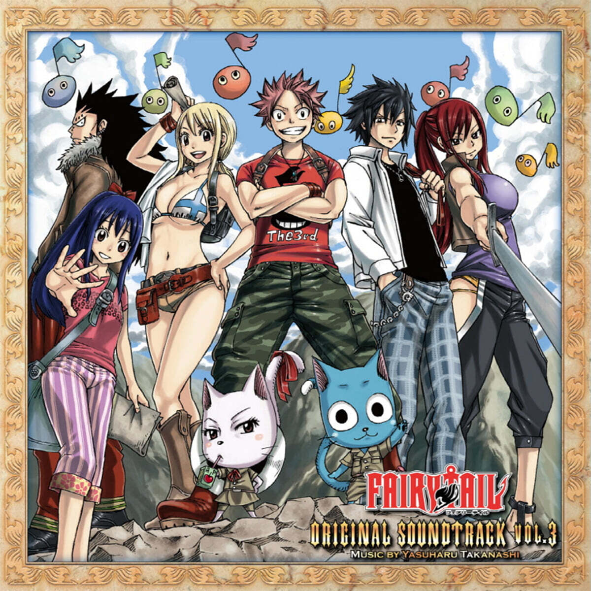 페어리 테일 오리지널 사운드트랙 3집 (TV Anime "FAIRY TAIL" Original Soundtrack Vol.3) [클리어 옐로우 컬러 2LP]