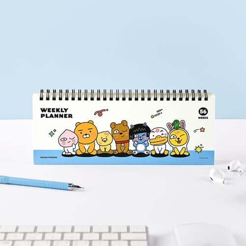 카카오프렌즈 스프링 위클리 플래너 단체