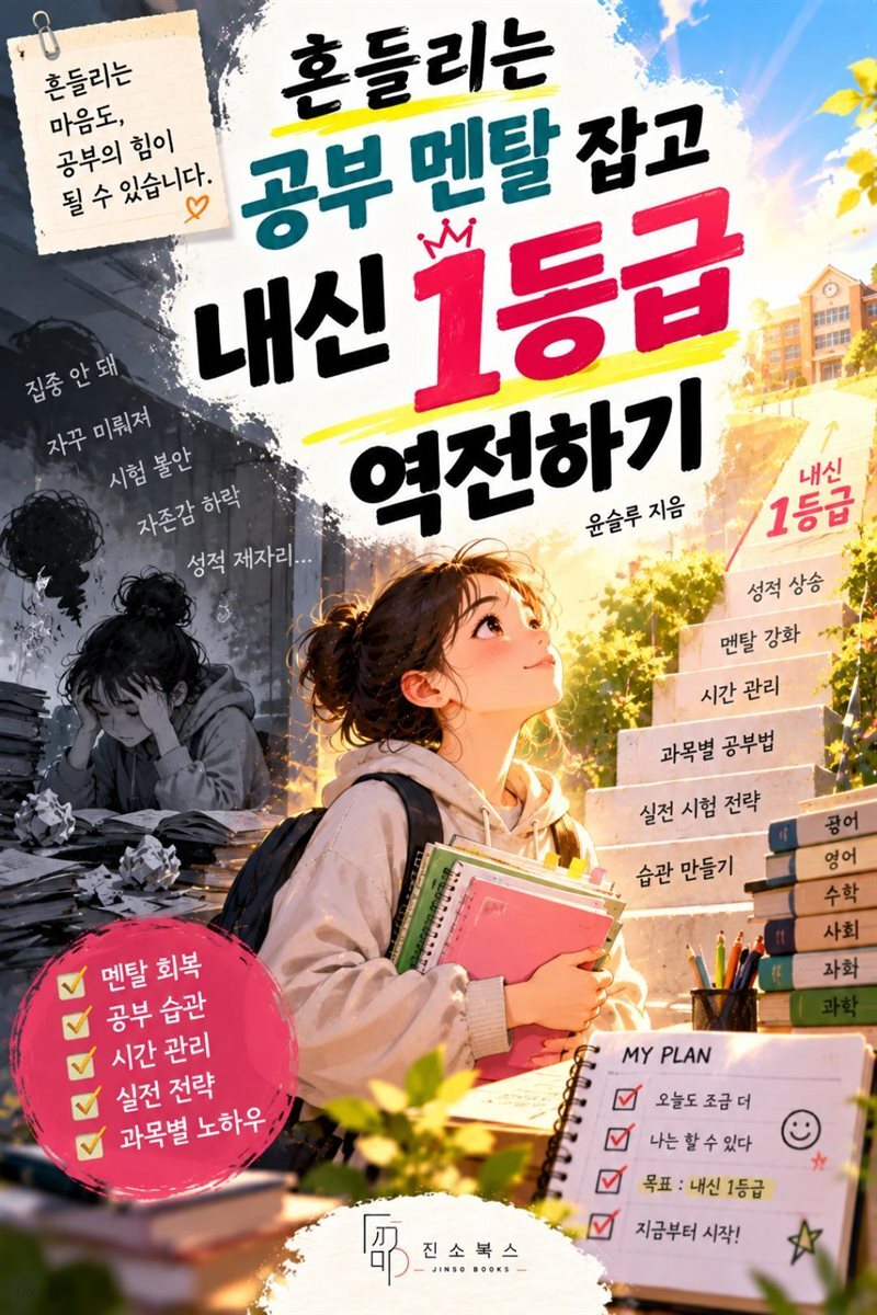 흔들리는 공부 멘탈 잡고 내신 1등급 역전하기