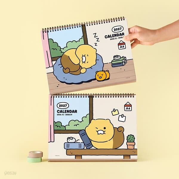 춘식이 2027 A4 사이즈 탁상 캘린더