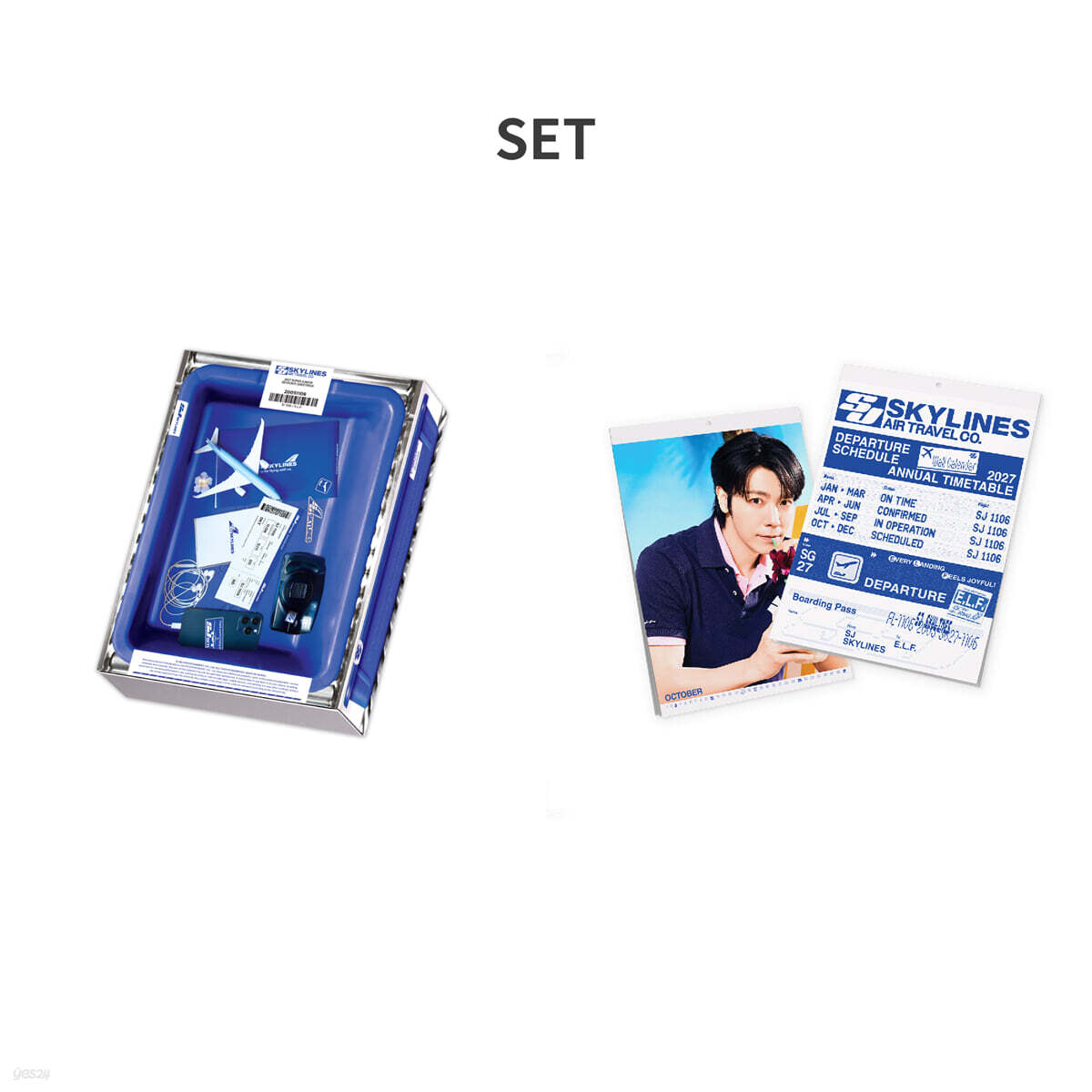 슈퍼주니어 (SUPER JUNIOR) 2027 시즌 그리팅 + 벽걸이캘린더 SET