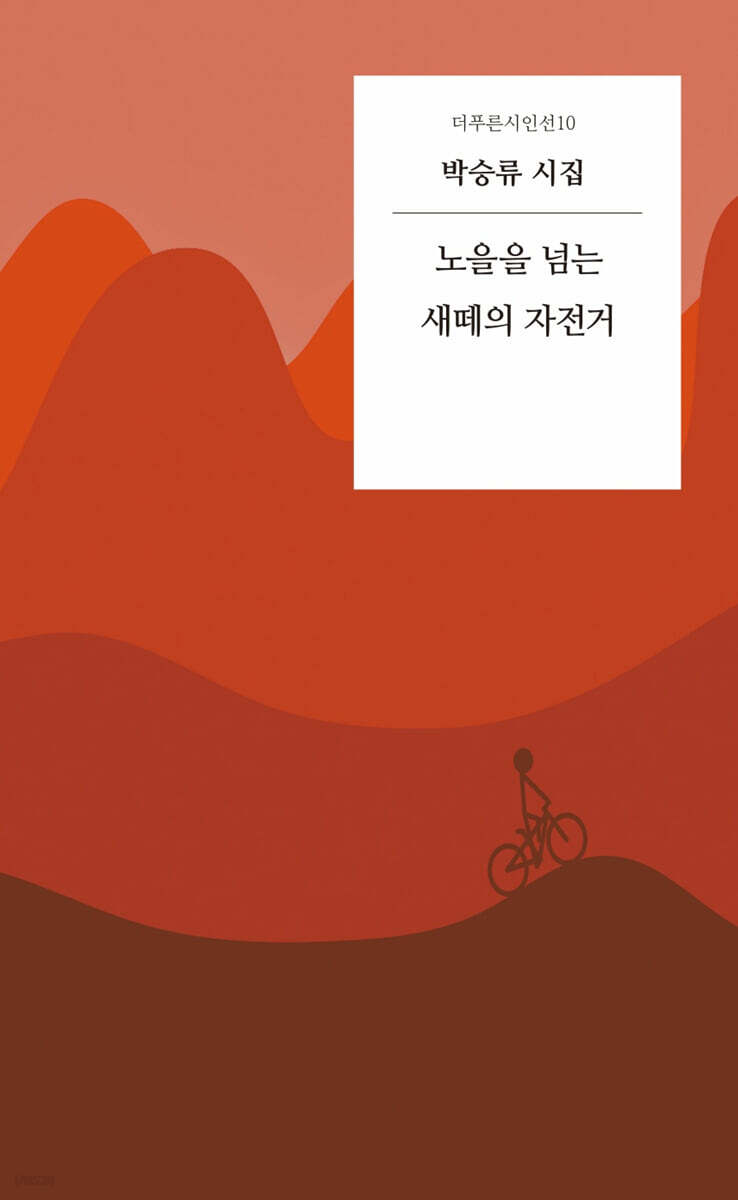노을을 넘는 새떼의 자전거
