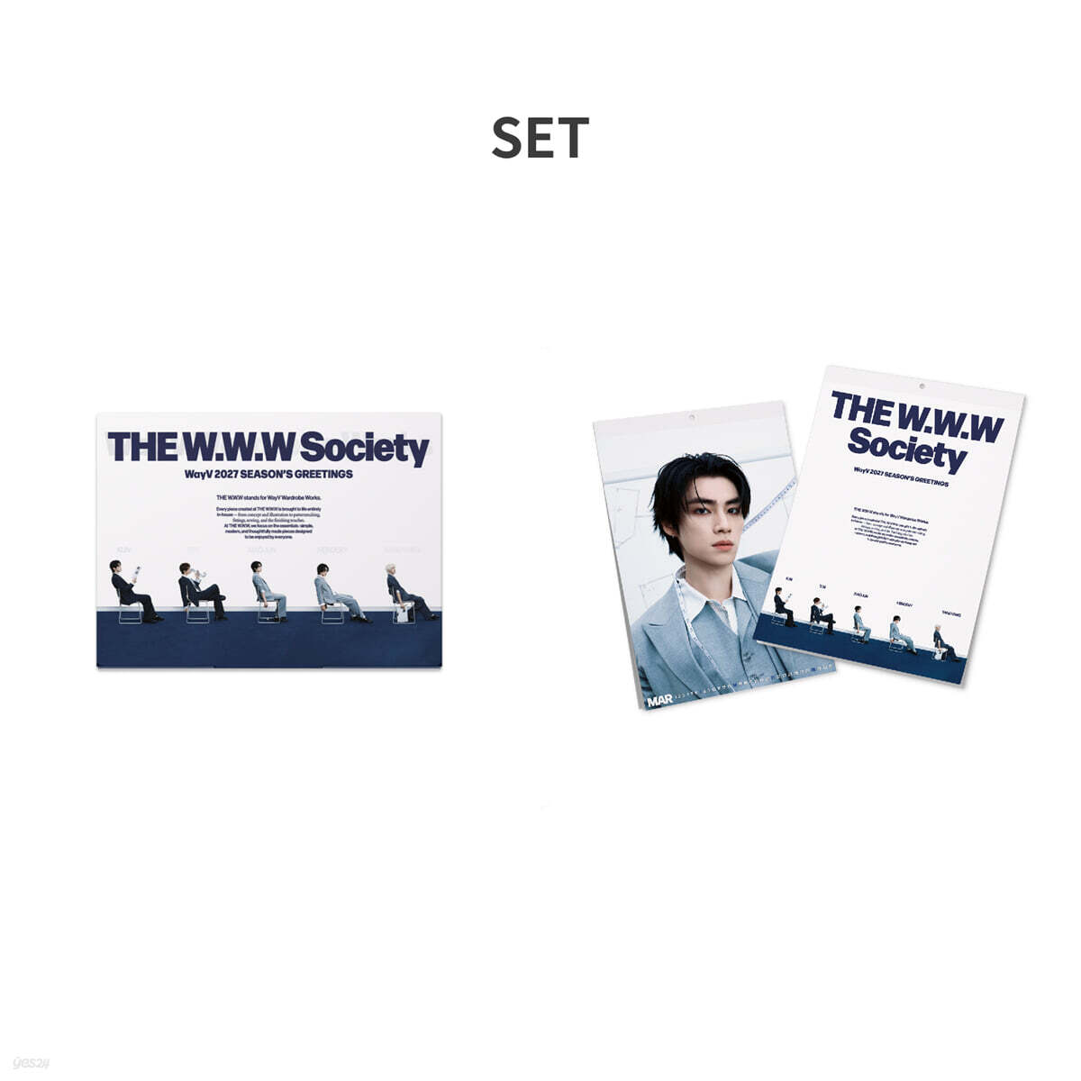 웨이션V (WayV) 2027 시즌 그리팅 + 벽걸이캘린더 SET