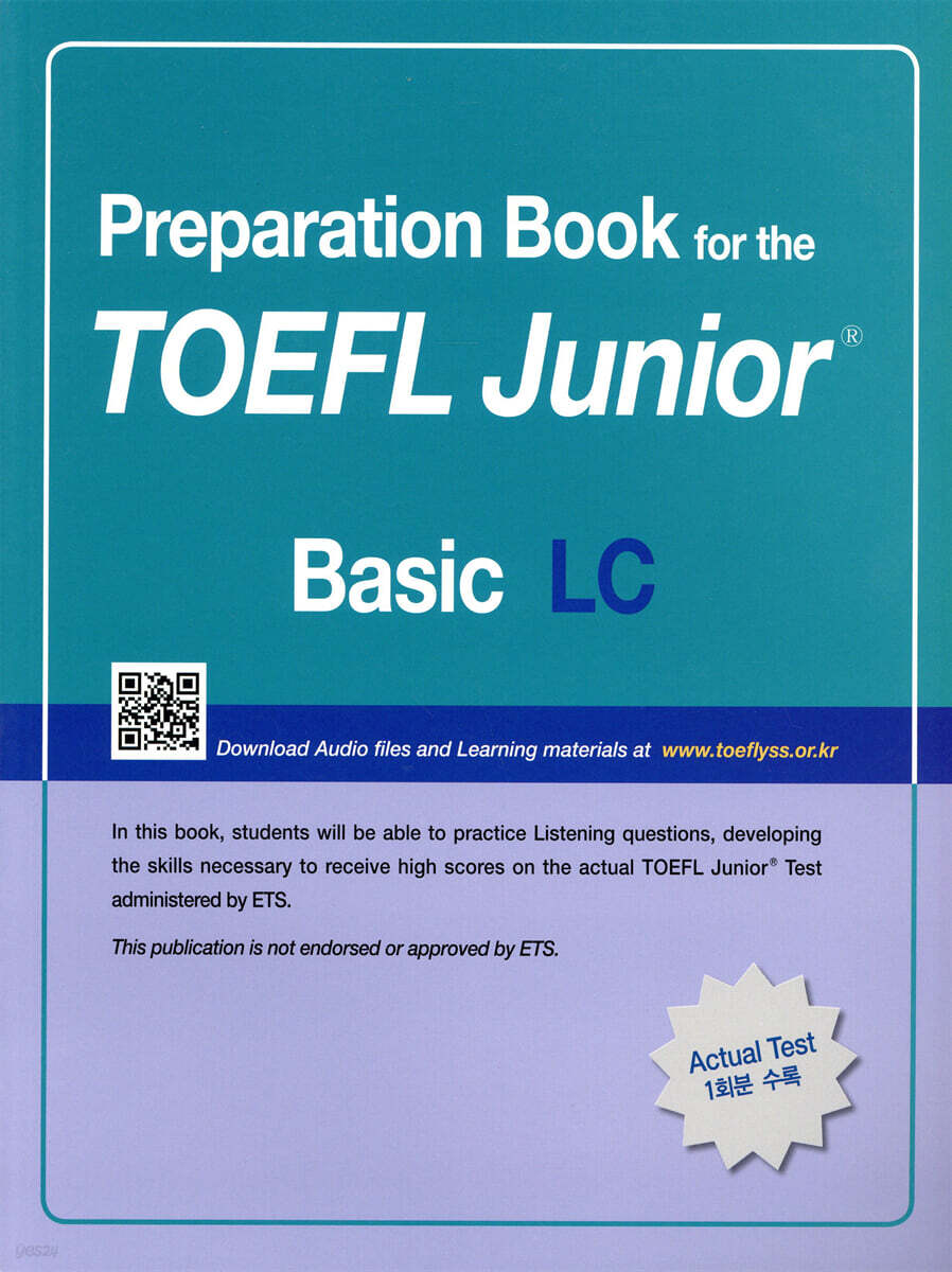 Preparation Book for the TOEFL Junior Test Focus on Question Types LC (Basic)