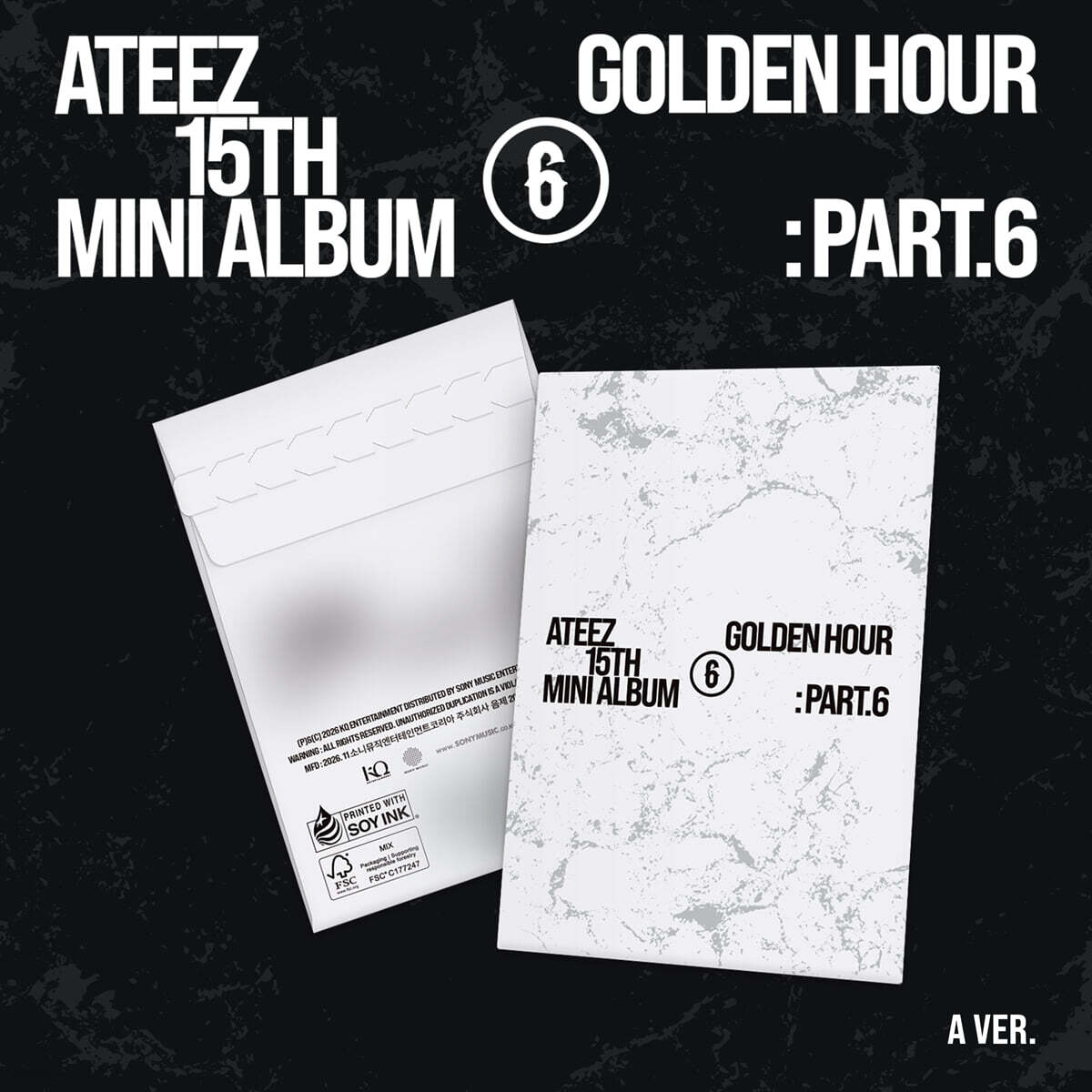 에이티즈 (ATEEZ) - 15TH MINI ALBUM [GOLDEN HOUR : Part.6][POCAALBUM][A VER ...