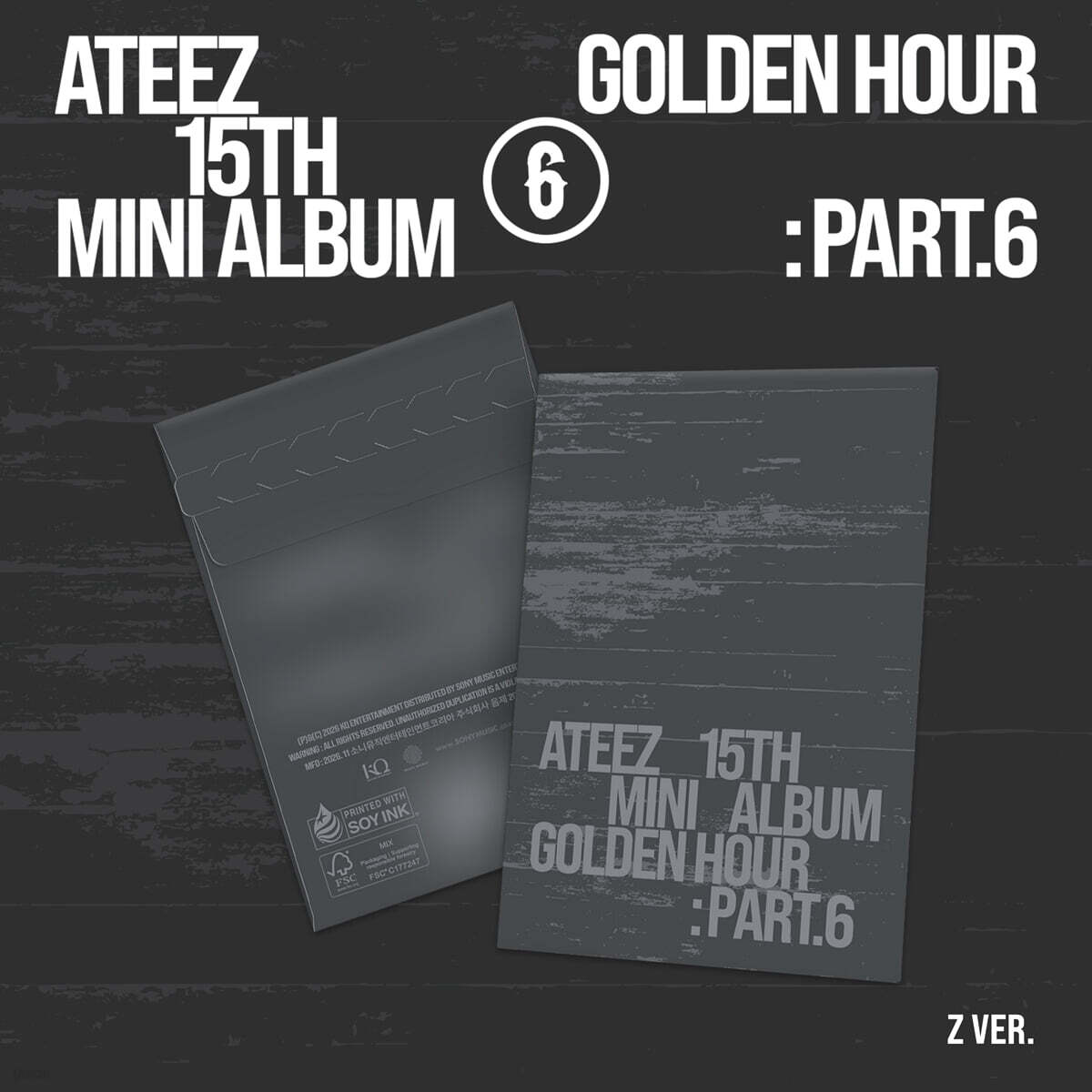 에이티즈 (ATEEZ) -  15TH MINI ALBUM [GOLDEN HOUR : Part.6][POCAALBUM][Z VER.]