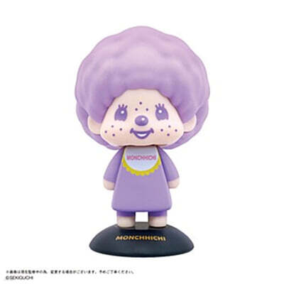 (예약도서) YR-103 ゆらゆらヘッド MONCHHICHI 104 モンチッチくん(パ-プル)
