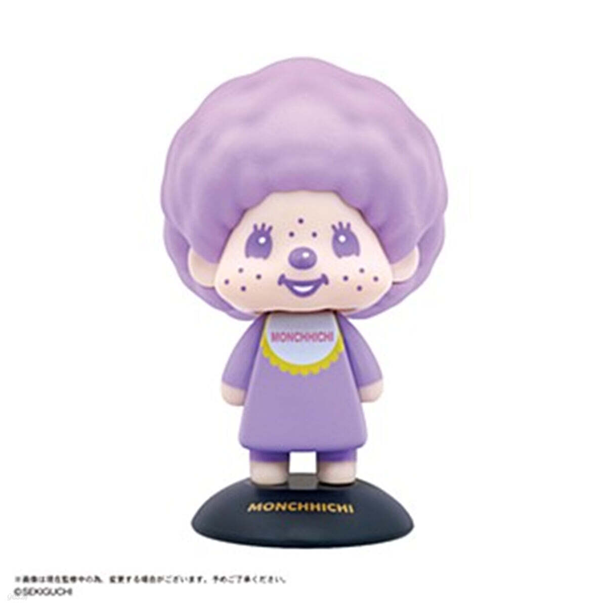 (예약도서) YR-103 ゆらゆらヘッド MONCHHICHI 104 モンチッチくん(パ-プル)
