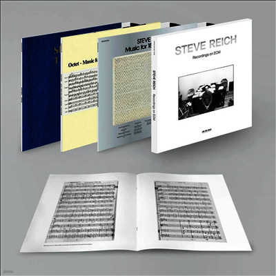 George Manahan — 스티브 라이히 - ECM 에디션 (Steve Reich - Recordings On ECM) - George Manahan 앨범 커버