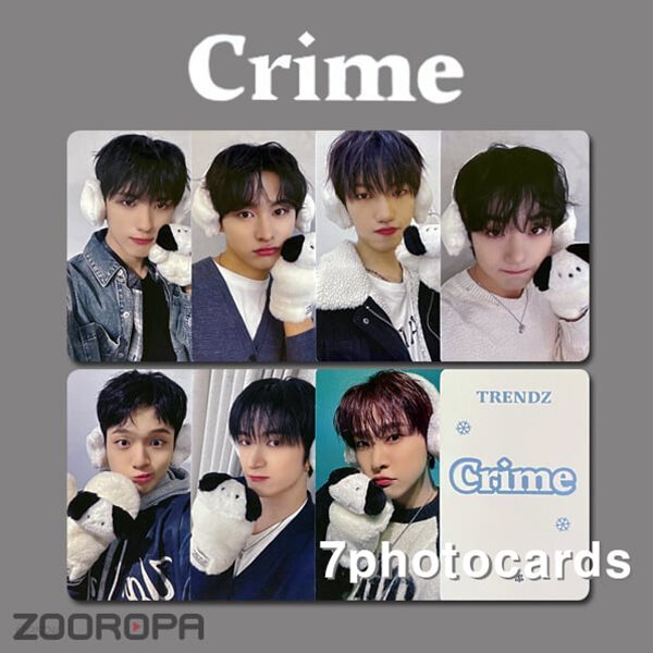 [새상품/B 포토카드 세트] 트렌드지 TRENDZ Crime (정품/점프업)