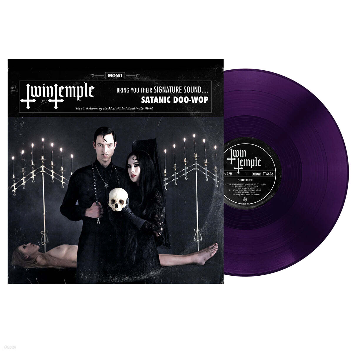 Twin Temple (트윈 템플) - Twin Temple (Bring You Their Signature Sound.... Satanic Doo-Wop) [와인 컬러 LP]