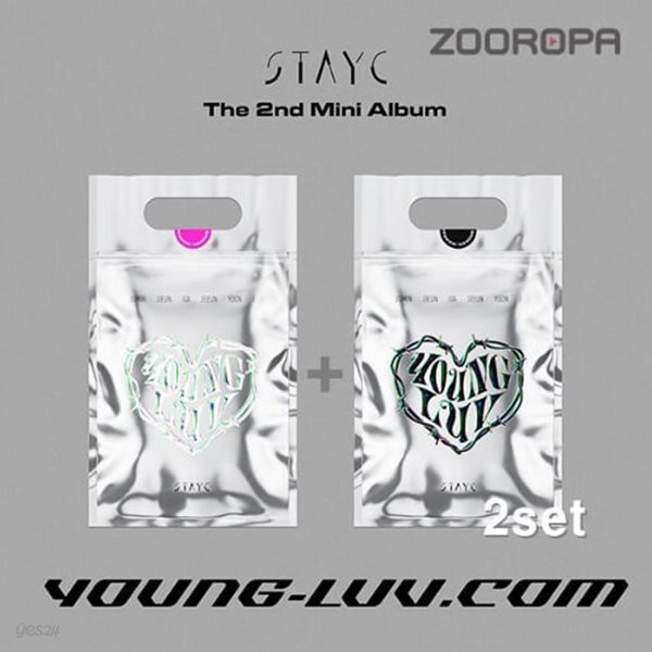 [미개봉/2종세트] 스테이씨 STAYC YOUNG LUV COM 미니앨범 2집