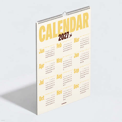 [모트모트] 2027 데이브레이커 벽걸이 캘린더