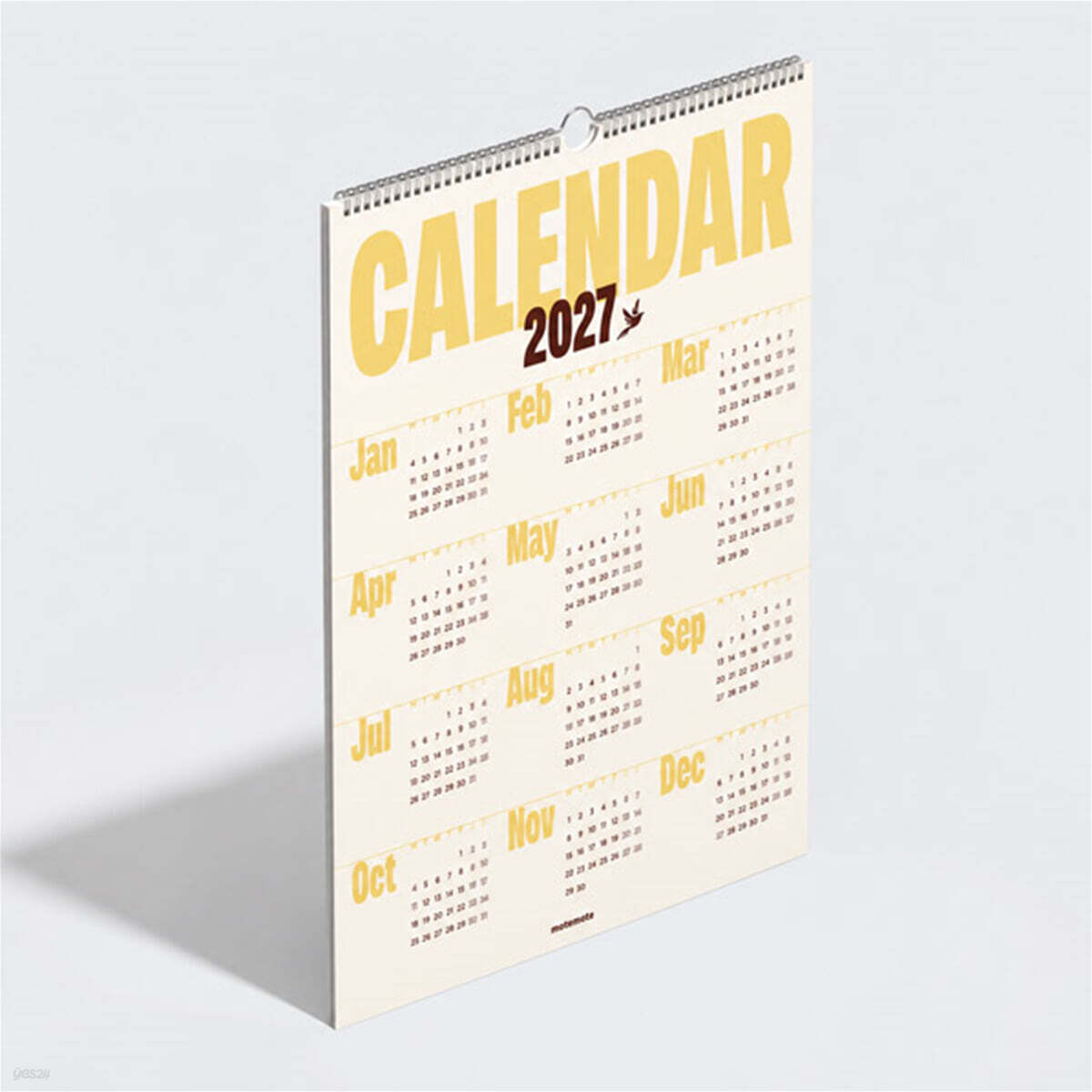 [모트모트] 2027 데이브레이커 벽걸이 캘린더