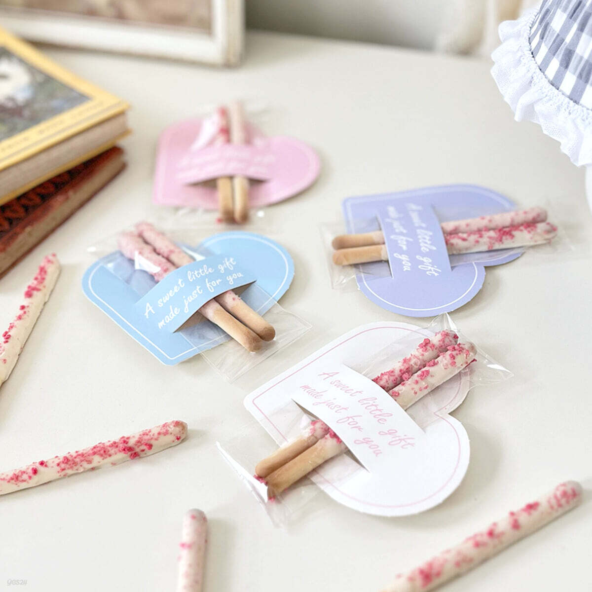 디유 막대과자 만들기 DIY 키트 수제 초콜릿 빼빼로 데이 선물 세트_하트콕