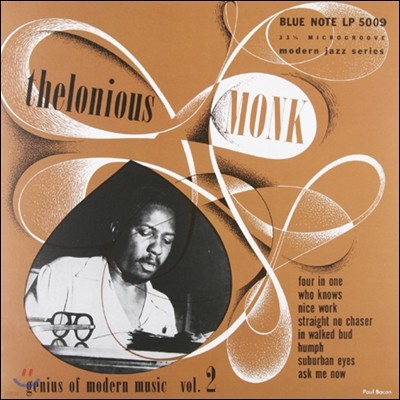 Thelonious Monk - Genius Of Modern Music Vol.2 [10ġ Vinyl]