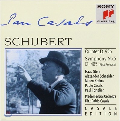 Pablo Casals Ʈ:  ,  5 (Schubert : Quintet D.956, Symphony No.5 D.485)