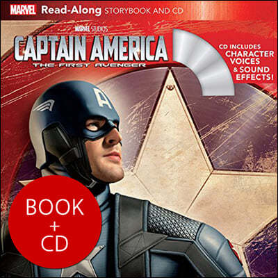 [ũġ Ư]Captain America : The First Avenger : Read-Along Storybook and CD