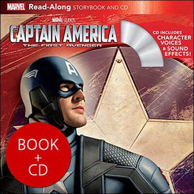 [스크래치 특가]Captain America : The First Avenger : Read-Along Storybook and CD