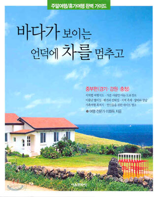 바다가 보이는 언덕에 차를 멈추고