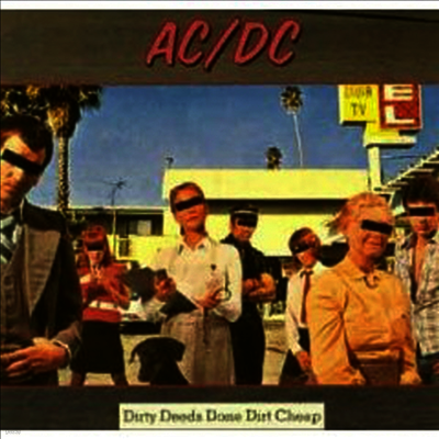 AC/DC — Dirty Deeds Done Dirt Cheap (Remastered, Limited Edition) 앨범 커버
