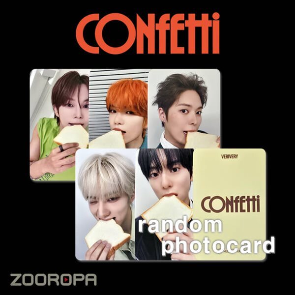 [새상품/D 포토카드/랜덤/중복X] VERIVERY 베리베리 CONFETTI (정품/Music&Drama)