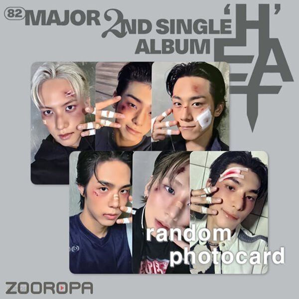 [새상품/B 포토카드/랜덤/중복X] 82MAJOR 82메이저 HEAT (정품/헬로라이브)