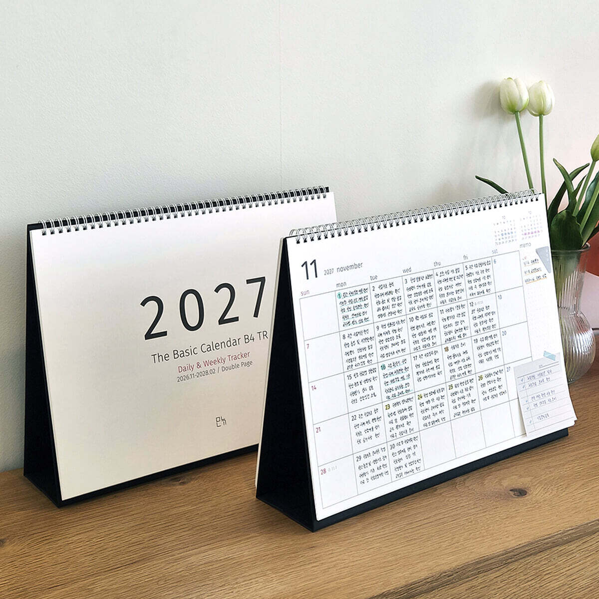 모뉴 2027 더베이직 캘린더 B4 TR 대형 탁상달력 데일리
