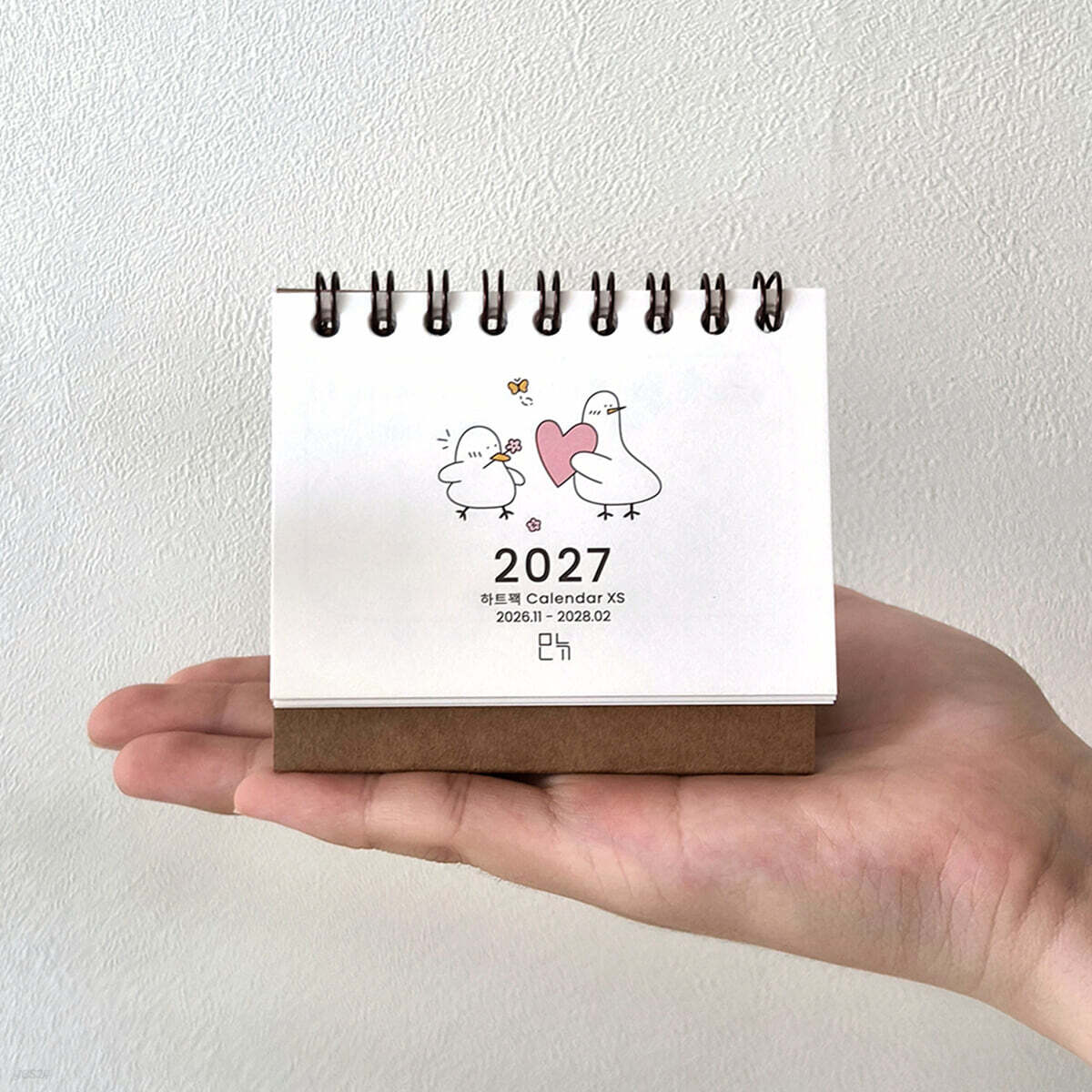 모뉴 2027 하트꽥 캘린더 XS 미니달력 귀여운일러스트