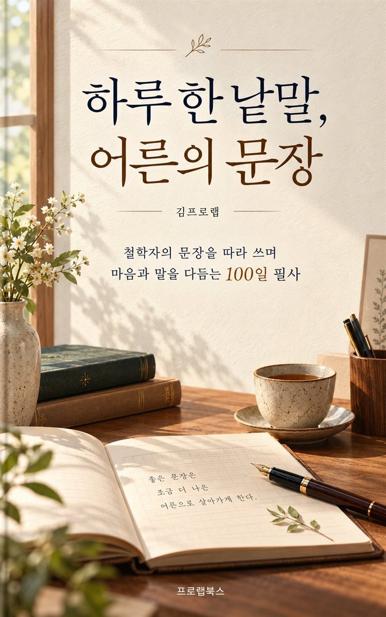 하루 한 낱말, 어른의 문장