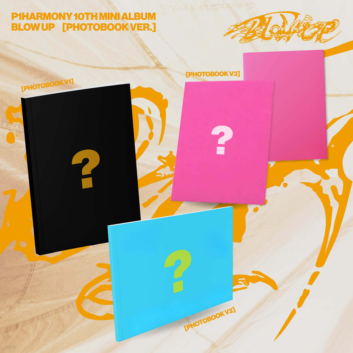 P1Harmony (피원하모니) - 미니앨범 10집 : BLOW UP [Photobook Ver.][3종 중 1종 랜덤발송]