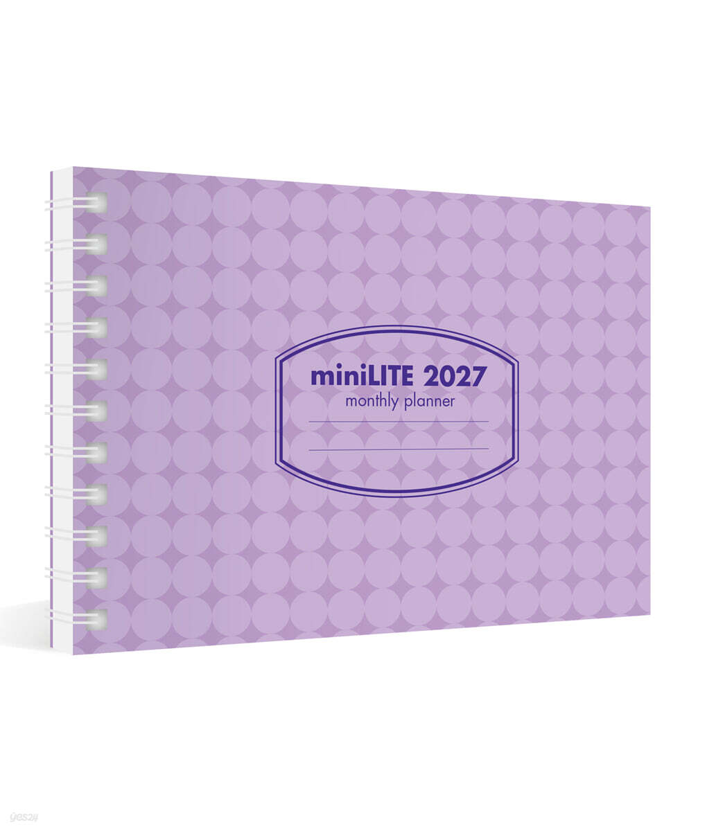미니라이트 2027 먼슬리 플래너