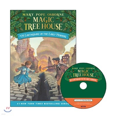 Magic Tree House #24 : Earthquake in the Early Morning (Book + CD)