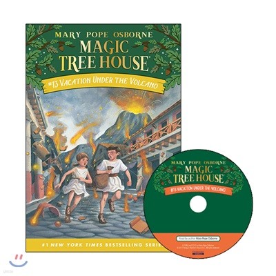 Magic Tree House #13 : Vacation Under the Volcano (Book + CD)